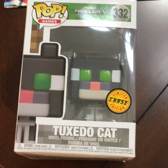 New in box PopGames- Minecraft limited Chase Edition Tuxedo Cat - Picture 1 of 5